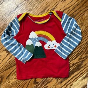 Frugi 6-12 LS Rainbow